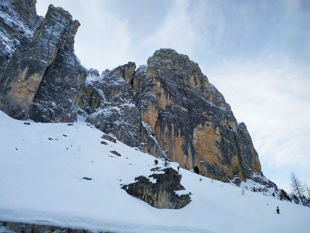 Neve sulle Dolomiti